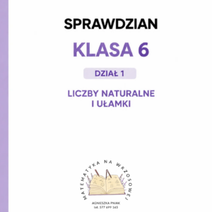 Klasa 6 - dział 1 - sprawdzian